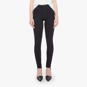 MOTHER The Looker Black Skinny Jeans